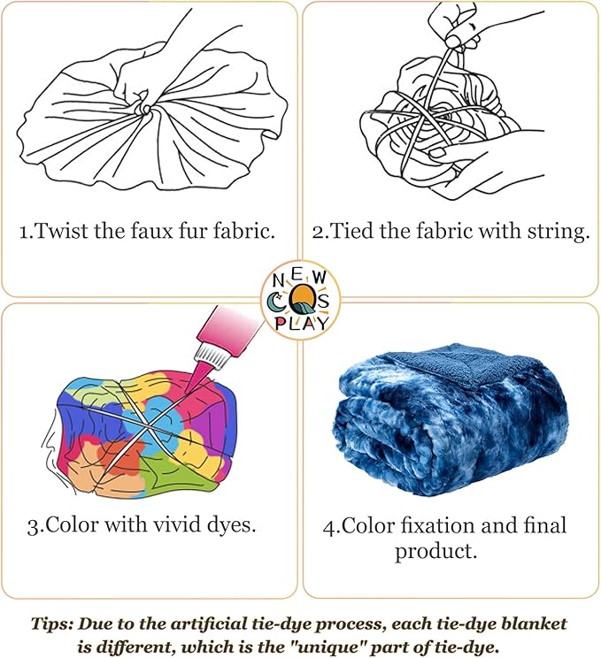 NEWCOSPLAY Super Soft Faux Fur Throw Blanket for Couch Indigo Fuzzy Plush Warm Blanket for Sofa Bed (Indigo, Throw(50"x60"))