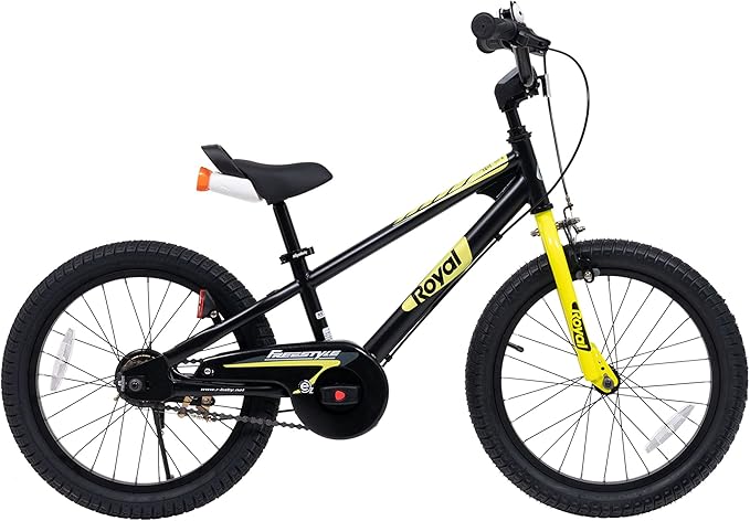 RoyalBaby Kids Bike EZ Balance to Pedal Dual Handbrake Toddlers Boys Girls Bicycle 12-20 Inch for Age 3-10 Years