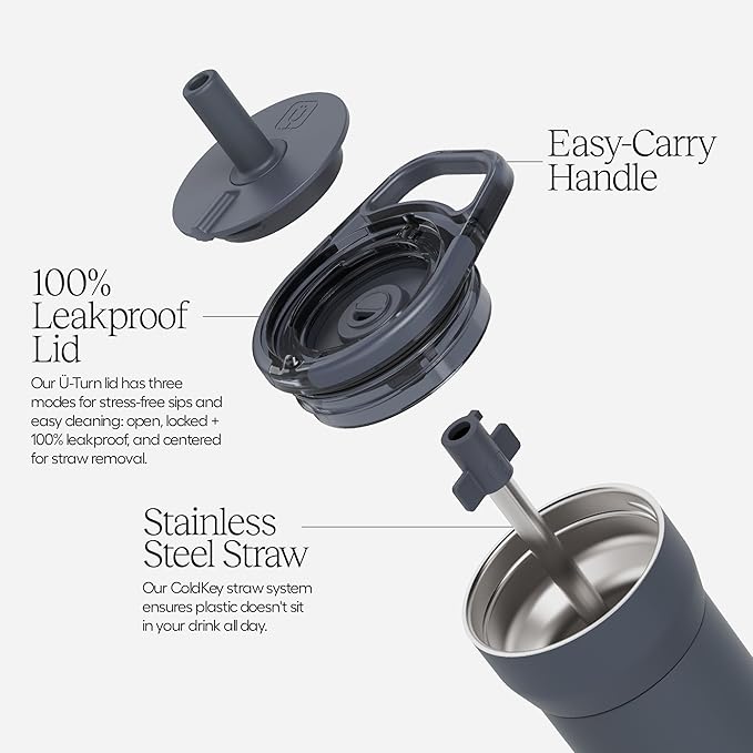 BrüMate Leap 12oz 100% Leakproof Kids Tumbler with Handle and Silicone Soft Straw | Drop Resistant Silicone Sleeve | For Kids 4+ | Insulated Stainless Steel | Cup Holder Friendly | 12oz (Rose Taupe)