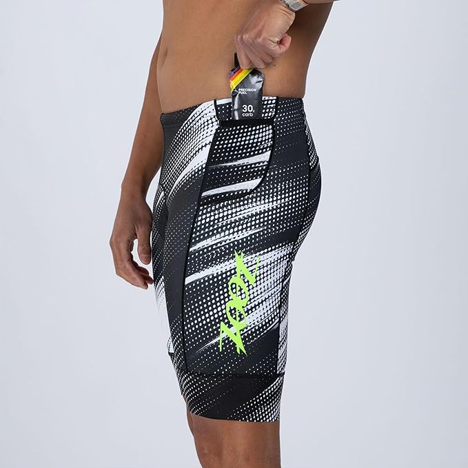 Zoot Men’s LTD 9-Inch Triathlon Shorts, Endurance Cycle Padded Shorts, for Swim, Bike, Run with Quick Drying UPF 50 + Fabric