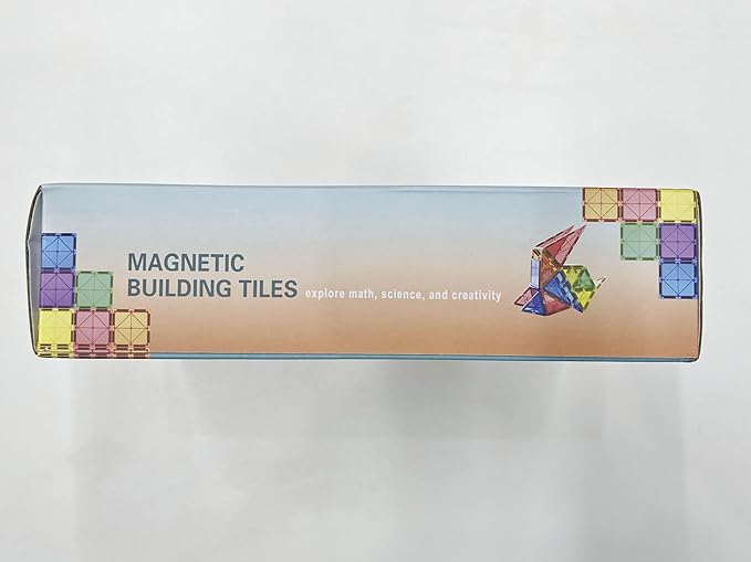 Magnetic Tiles Kids Toys STEM Magnet Toy for Toddler Magnetic Blocks Building Preschool Learning Sensory Montessori Toys for 3+ Year Old Boys and Girls, Safe Creativity Toddler Kids Toy 40PCS