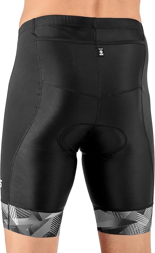 SLS3 Triathlon Shorts - Men's Padded Tri Shorts with 2 Pockets, Medium Compression