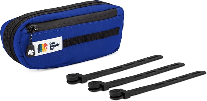 Bike Frame Bag – Waterproof Zippers and Water-Resistant Fabric, Dual Storage Compartments, Adjustable Straps – Fits All Frame Sizes, Perfect for Cycling, Commuting, and Adventure Rides (Royal Blue)