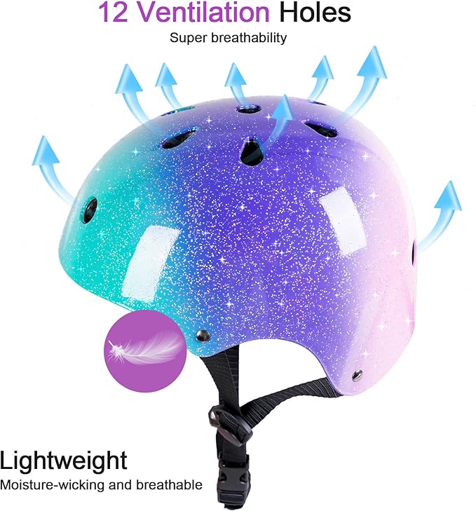 Kids Bike Helmet for 3-5-8-14 Years Kids Girls Boys Youth Bicycle Helmet for Scooter Balance Bike Roller Skating Skateboard Helmet