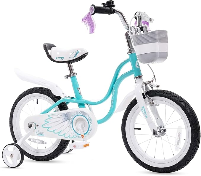 Royalbaby Princess Girls Kids Bike 12 14 16 18 20 Inch Children Bicycle with Basket for Age 3-12 Years