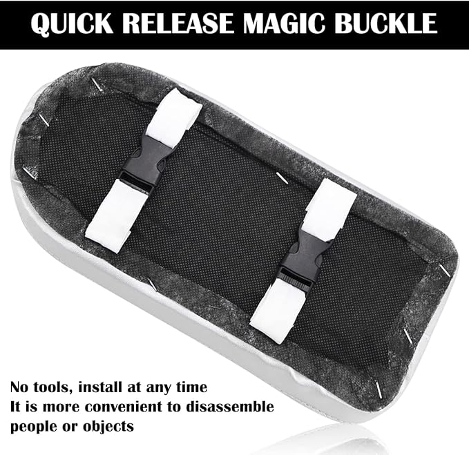 Bicycle Rear Seat Cushion Universal Rear Seat with Buckle Soft and Lengthened and Thickened Rear Seat for Kids