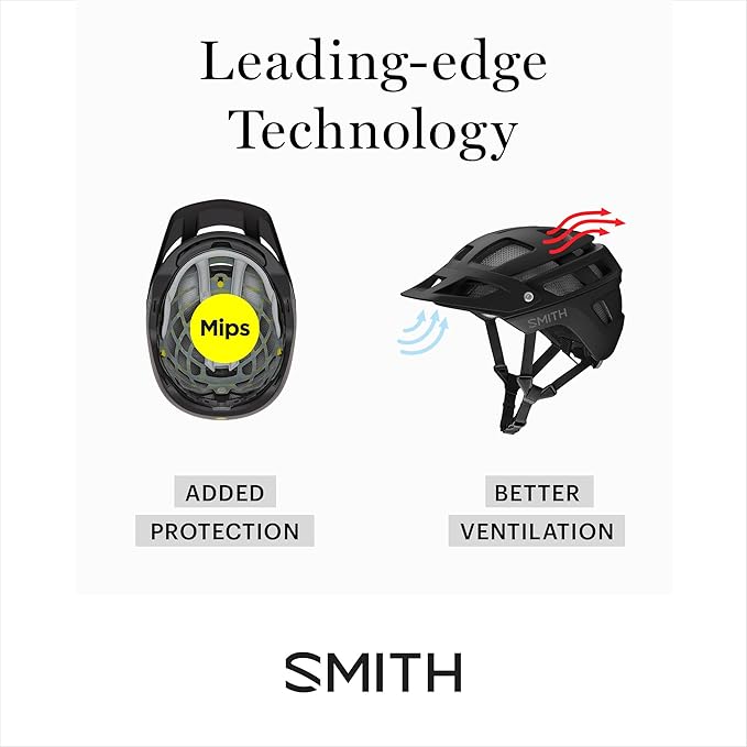 SMITH Convoy MTB Cycling Helmet – Adult Mountain Bike Helmet with MIPS Technology + Visor – Lightweight Impact Protection for Men & Women