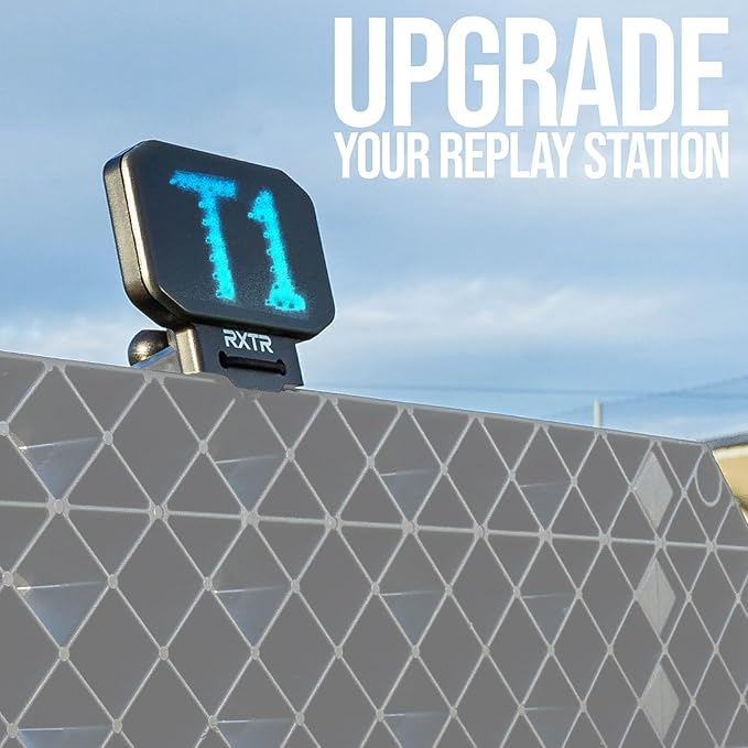 RXTR Reaction Training Light - Smart Soccer Training Device with Real-Time Scoring, Built-in Drills, Compatible with QUICKPLAY Rebounder Boards, No App Required