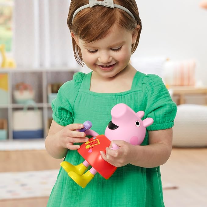 PEPPA PIG Talk & Sing Peppa Doll, Musical Toy with 50+ Sounds, Phrases, and Songs, Preschool Toys, Kids, Ages 3+
