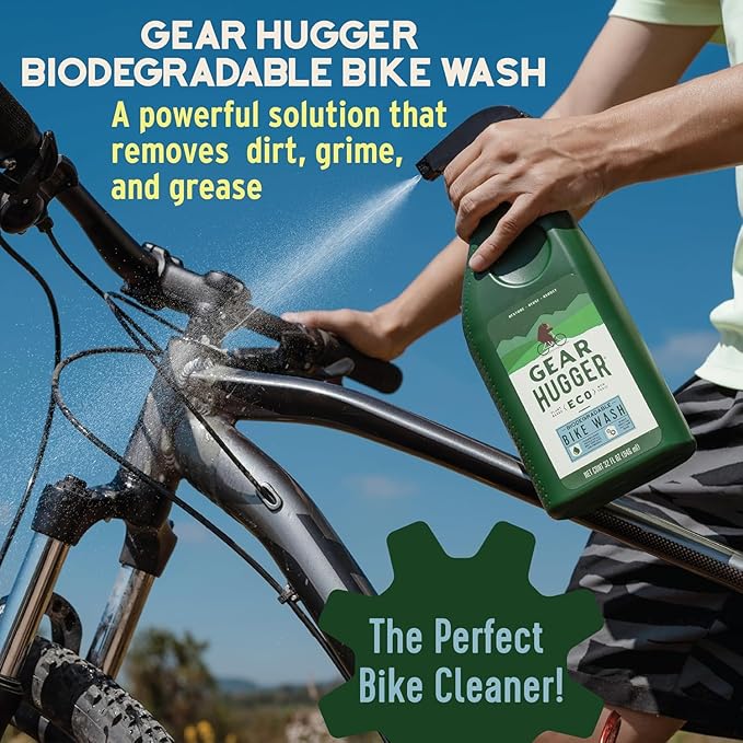 Bike Bundle - Bike Wash, Degreaser & Bike Lubricant (3 Pack) - Eco-Friendly & Biodegradable - All-in-One Bike Cleaner, Chain Degreaser & Long-Lasting Plant-Based Lubricant for All Bikes