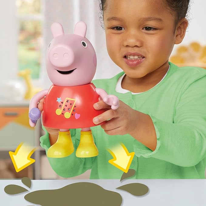 PEPPA PIG Talk & Sing Peppa Doll, Musical Toy with 50+ Sounds, Phrases, and Songs, Preschool Toys, Kids, Ages 3+