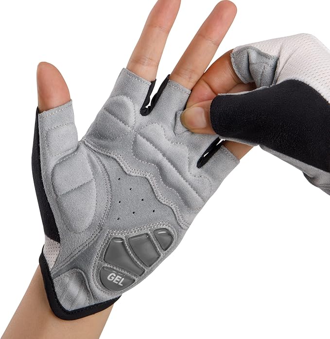 Cycling Gloves for Men Women - Road/Mountain Bike Gloves Anti Slip Shock Absorbing Padded -Bicycle Biking Gloves for Fitness Cycling Training Outdoor Sports