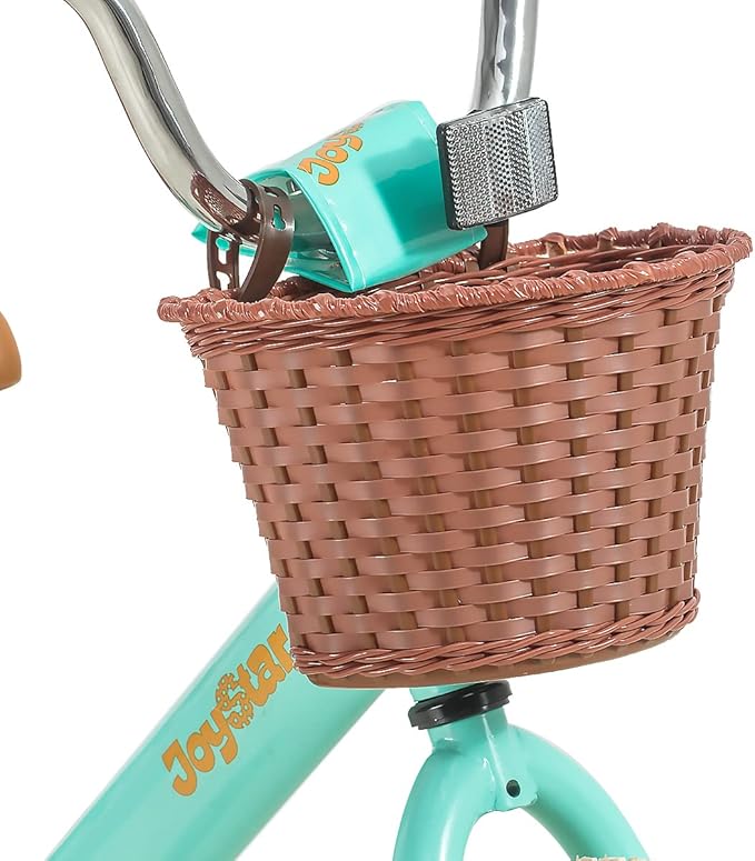 JOYSTAR Classic Style Kids Bike with Training Wheels & Basket, 12 14 16 Inch Girls Bike for 2-7 Years Old, Kids' Bicycles