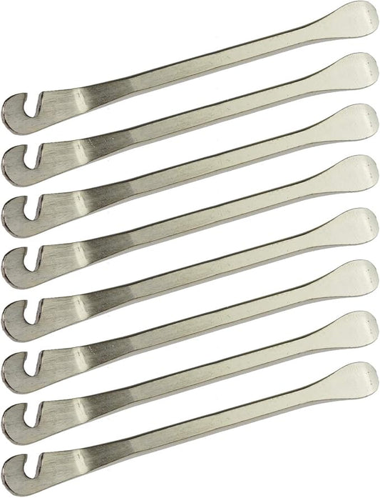 8 Pack Bike Tire Lever Tyre Spoon Iron Changing Tool for Repair Bike Tube