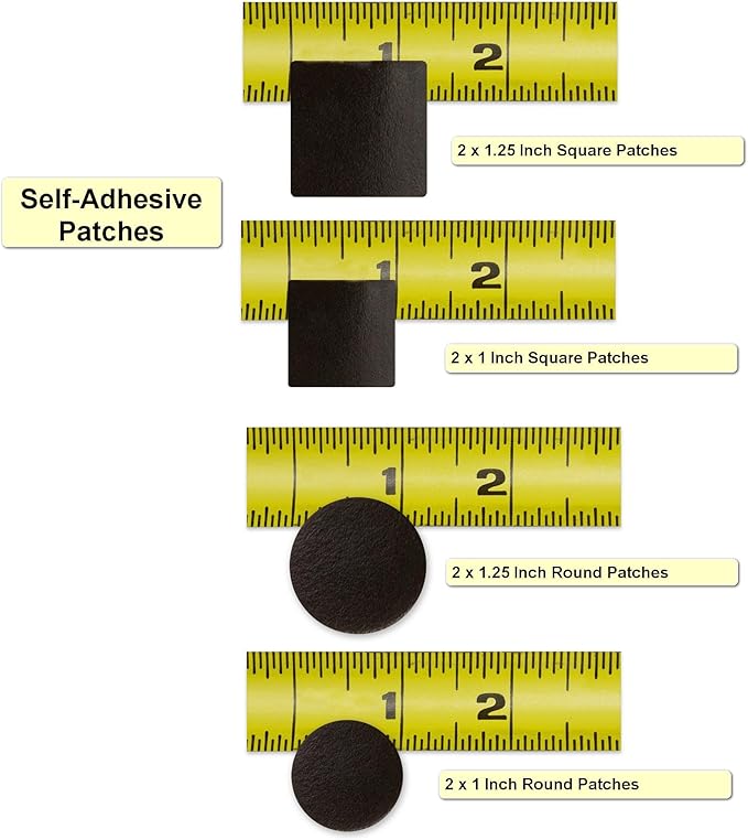 36-PC Bike Inner Tube Repair Kit. Includes Vulcanizing and Self Adhesive Bike Tire Patch Kit with Metal Tire Levers