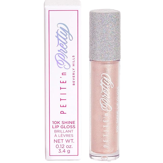 Petite 'N Pretty 10K Shine Lip Gloss for Girls (Glow Down) - Makeup for Kids, Tweens, Teens - High Shine, Soft, Hydrating, Lightweight, Made in the USA