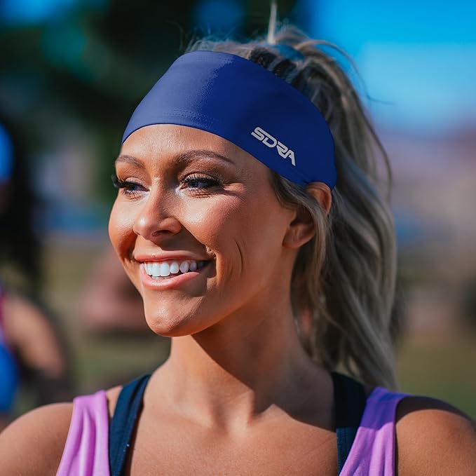Suddora Workout Headband - Lightweight, Stylish & Comfortable Spandex Headband for Running, Workout, Football, Cosplay & Costumes