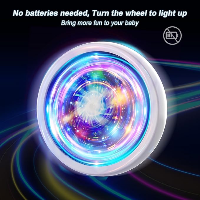 Colorful Lighting Baby Balance Bike Toys for 1 Year Old Boy Gifts, 10-36 Month Toddler Balance Bike, No Pedal 4 Silence Wheels & Soft Seat First Bike, One Year Old Boy Birthday Gift.