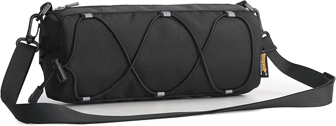 Rhinowalk Bike Handlebar Bag, Bicycle Front Bag Frame Storage Roll Bag Mountain Road Bikes Commuter Shoulder Bag Professional Cycling Accessories