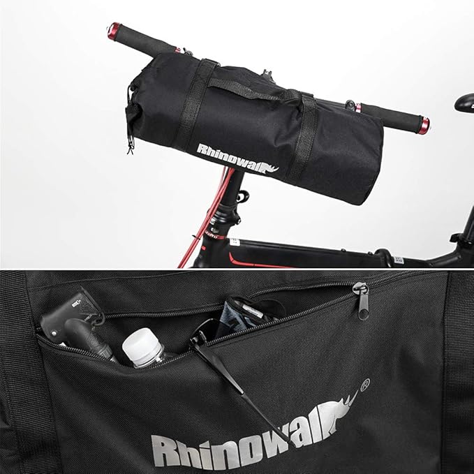 HUNTVP Bike Travel Bag 26 inch Folding Bike Bag Case Box Thick Bicycle Folding Carry Bag Pouch,Bike Transport Case for Air Travel