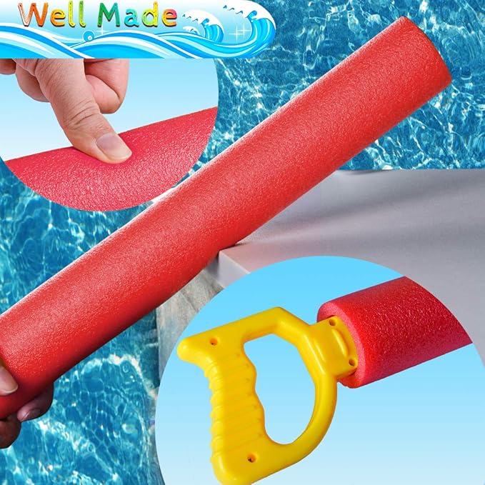 Water Squirter for Kids-6 Pack 35ft Range Water Shooter Water Blaster for Kids Foam Pool Water Gun Cannon for Boys Girls Adults Summer Fun in Swimming Pool, Beach