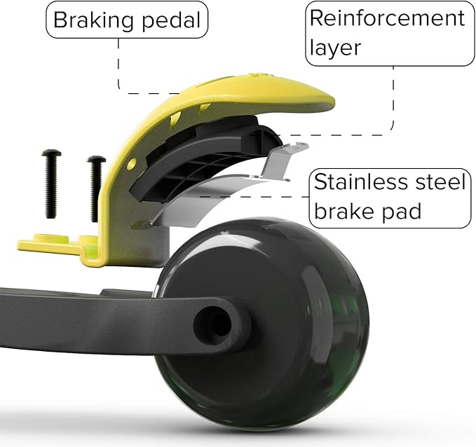 6KU Scooter for Kids Ages 3-10 with Flash Wheels, Kids Scooter 4 Adjustable Height, Toddler Scooter Extra-Wide PU LED Wheels, 3 Wheel Scooter for Kids for Girls & Boys Learn to Steer…