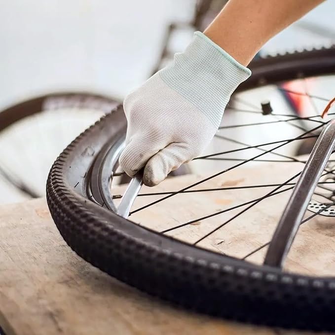 4pcs Bicycle Tire Pry Bar, Tire Scoop, Professional Tire Removal Tool, Tire Lever, High Grade Stainless Steel Tire Lever, Repair Bicycle Inner Tube, Best Tire Changing Tool