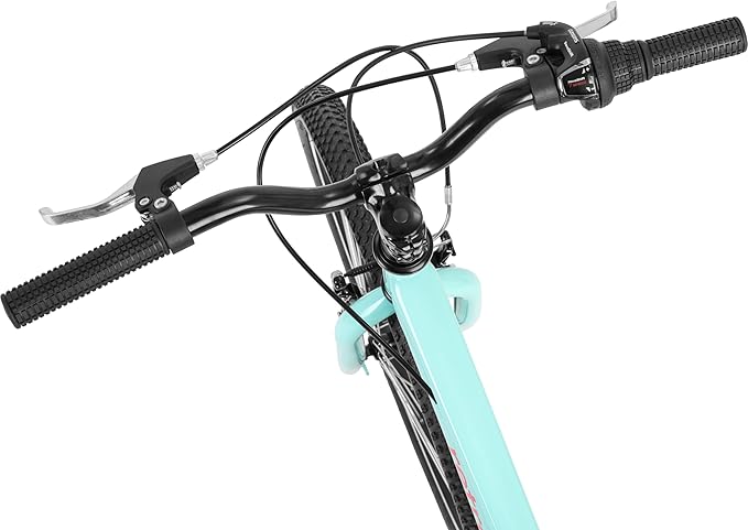 Retrospec Dart 20 & 24 Inch Kids Bike - 7-Speed Hybrid Bicycle for Ages 6-11 with 29in All-Season Tires & Shock Absorption - Adjustable Height Youth Bike with V-Brakes & Smooth Gear Shifting