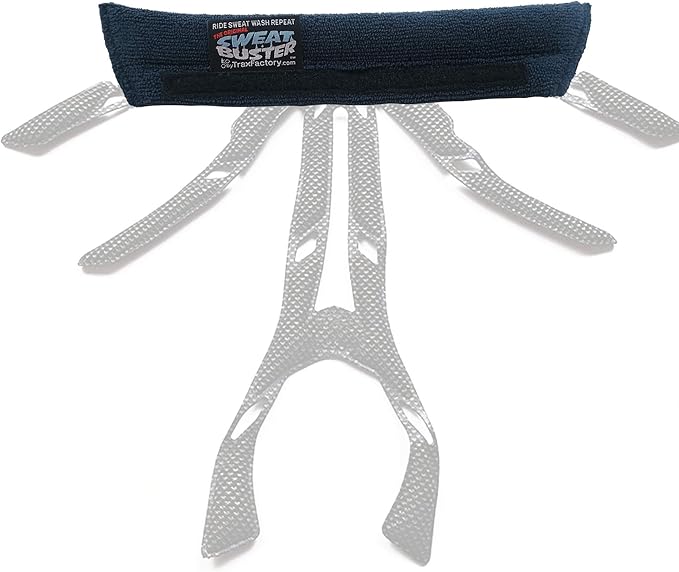 Bike Helmet Sweatband – Stops Sweat Dripping, Keeps You Cooler, Premium Comfort, Simple Helmet Integration & Quick Removal for Washing. Mountain Biking, Road Biking or Any Cycling.
