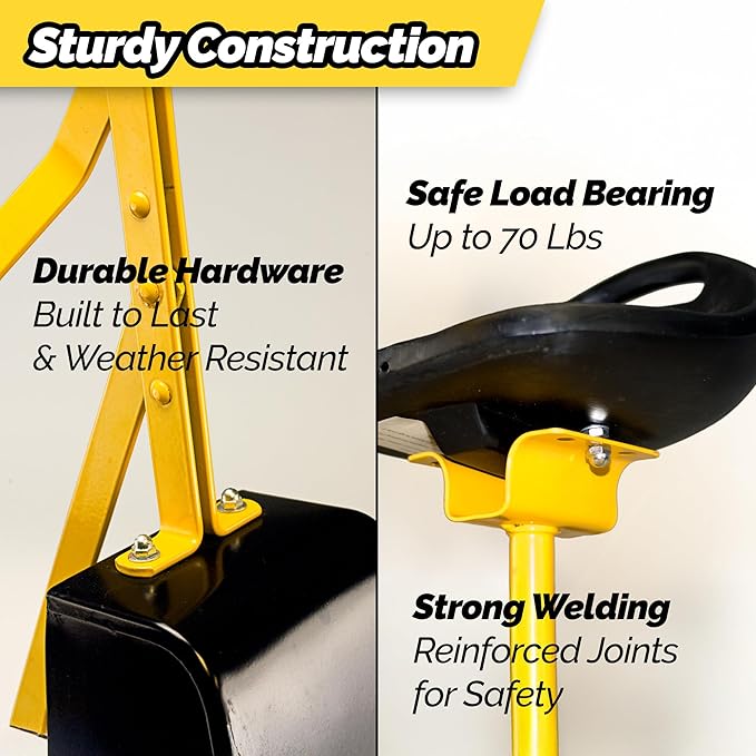 WonkaWoo Ride On Excavator Toy Sand Digger Crane with 4 Wheels for Outdoor Playground and Sandbox