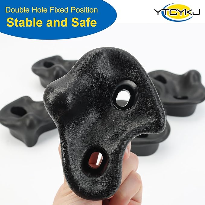 10PCS Rock Climbing Holds for Kids Climber,𝗘𝘅𝘁𝗿𝗮 𝗟𝗮𝗿𝗴𝗲 Adult Rock Climbing Stones with Mounting Hardware for Indoor Outdoor Rock Climbing Wall,Perfect for Family Fun & Exercise