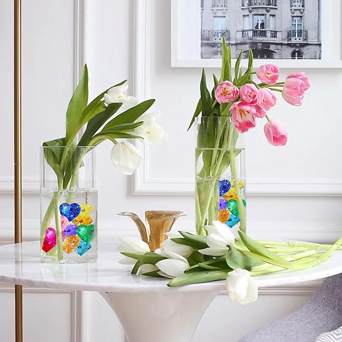 Diving Gems Pool Toys, 10 PCS Colorful Big Diamond Pool Diving Toy for Kids Ages 4-8, Sinking Swimming Pool Toys, Underwater Swimming Toys Water Games Gifts for Kids Summer Pool Party Favors