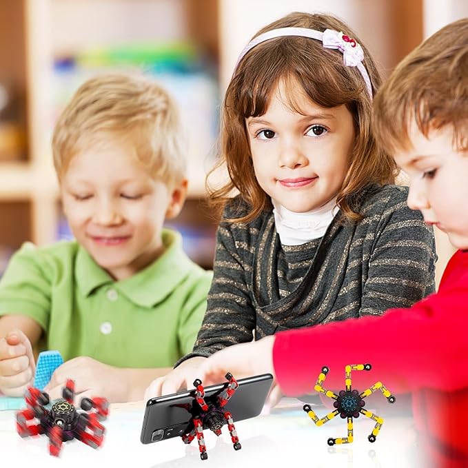 36pcs Transformable Fidget Spinners Children's Advanced Fidget Toys for Stress Relief Ideal Fidget Spinners for Sensory Toys for Boys and Girls with Autism，Party Favors