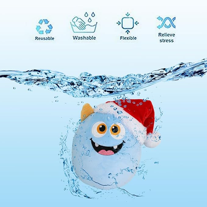 Christmas Plush Monster, Cute Stuffed Animal for Kids