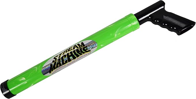 Stream Machine Water Gun Launcher - Single Barrel Water Blaster - Squirt Gun for Outdoor Games - Swimming Pool Toys (Colors Vary)