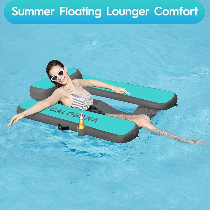 Inflatable Floating Chair Pool Floats Adult Lounger Float Chair for Swimming Pool