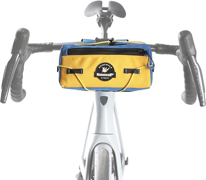 Rhinowalk Bike Handlebar Bag Bicycle Front Bag Storage Small Pouch with Shoulder Strap for Urban Cycling