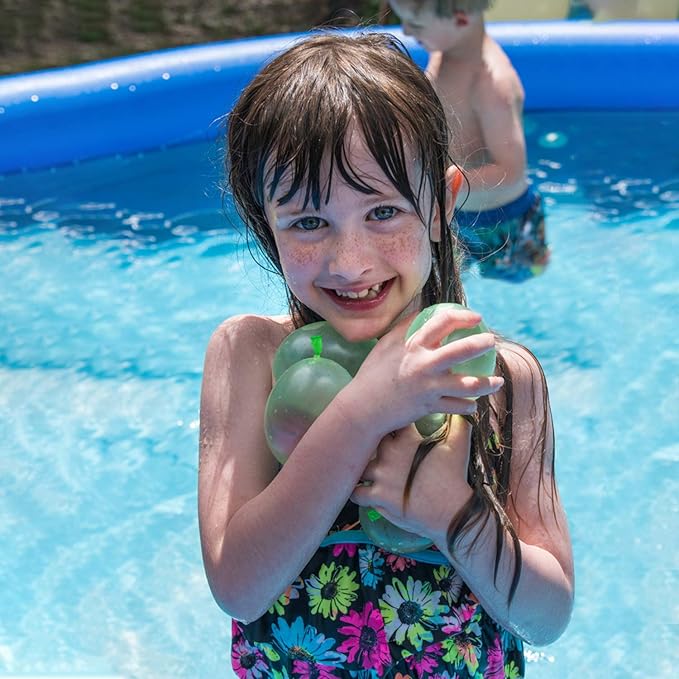 Toss Game Banner for Water Balloons, 4 Score Holes Shooter Target for Water Gun, Swimming Pool Fun Addition Toy for Throwing Water Bomb, Summer Splash Fun for Kids Adults, Pool Party Supplies