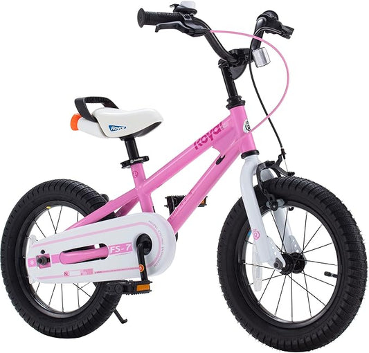RoyalBaby Kids Bike EZ Balance to Pedal Dual Handbrake Toddlers Boys Girls Bicycle 12-20 Inch for Age 3-10 Years