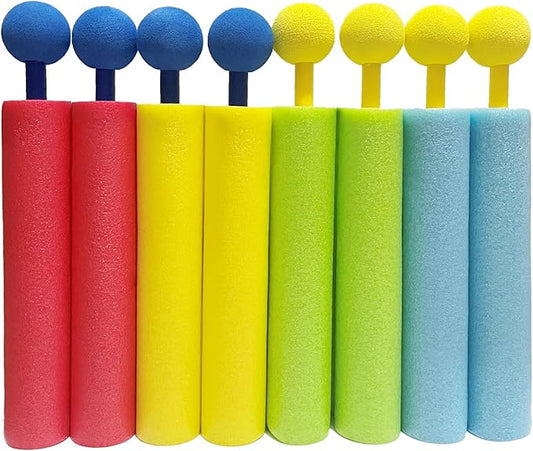 Squirt Guns,Water Gun,for Summer Water Fights, Water Parks, Water Parties, Family Fun Pools, Summer Camps, Beaches and Outdoor Activities. (8-Pack Ball Shape Water Guns)