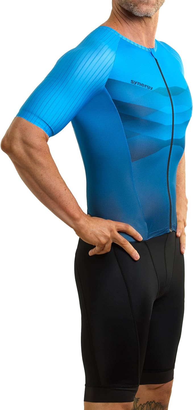 Synergy Triathlon Tri Suit - Men's Pro Short Sleeve Trisuit