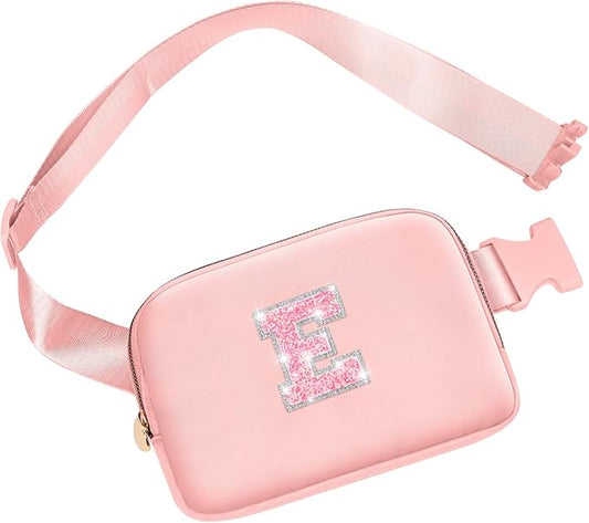 Birthday Gifts for Girls, 4 5 6 7 8 9 10 11 12 13 Year Old Girl Gifts for Teens Kids Daughter Sister Her,Cute Fanny Pack Belt Bag Crossbody Bag Trendy Stuff for Girls Teen Kids(Peach, E)