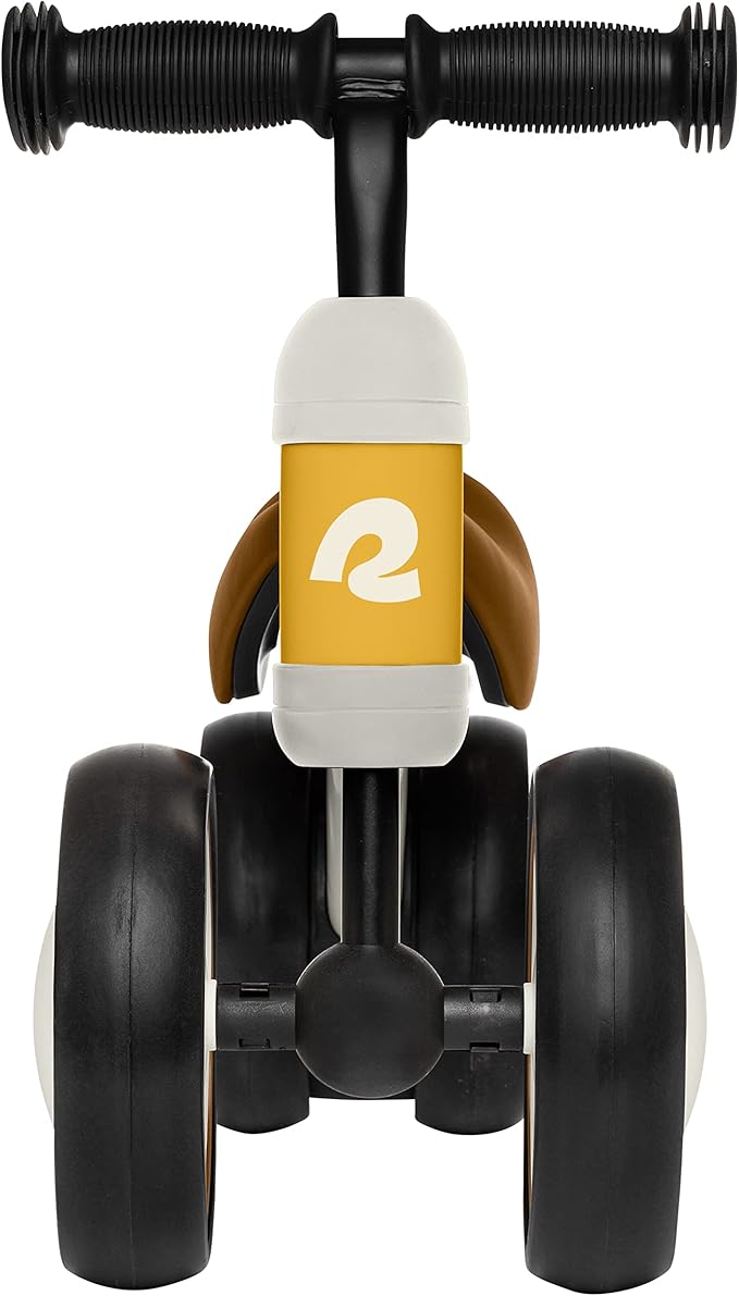 Retrospec Cricket Baby Walker Balance Bike with 4 Wheels for Ages 12-24 Months - Toddler Bicycle Toy for 1 Year Old’s - Ride On Toys for Boys and Girls - One Size (Sunflower)