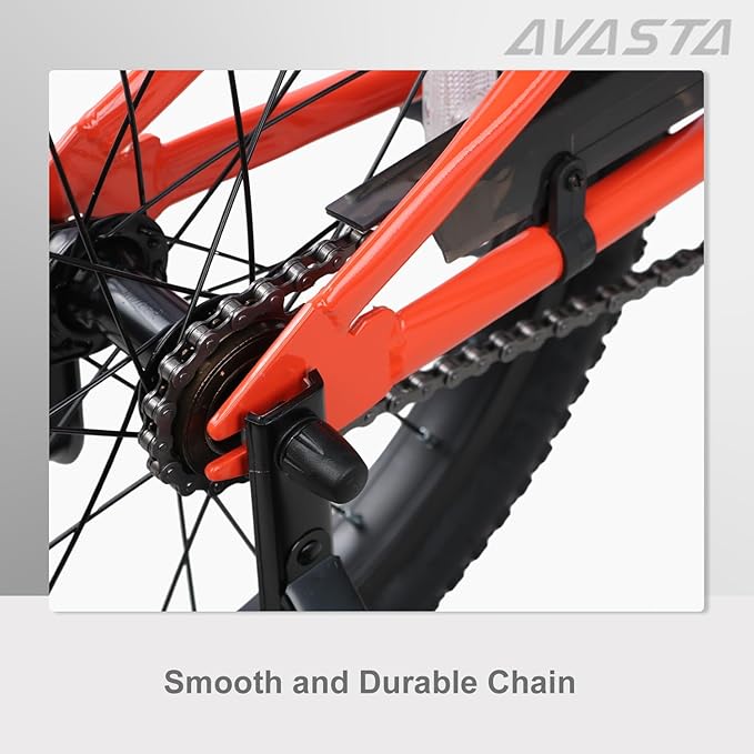 AVASTA Bilbo 18 20 Inch Kids Bike for Boys Girls 5-10 Years Old, Retro Style High Carbon Steel Bicycle with Adjustable Handlebars and Seat, Dual V-Brakes, Kickstand, Multiple Colors