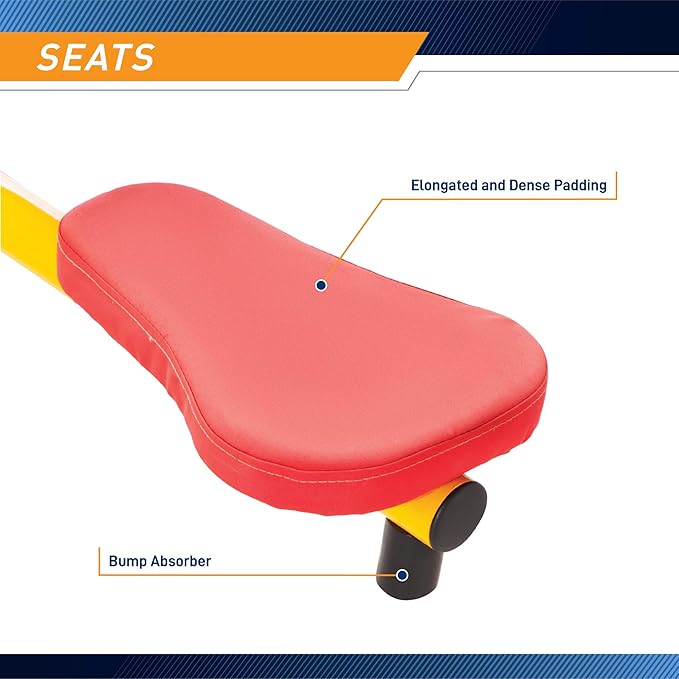 Gym Dandy Indoor & Outdoor Playground Equipment Teeter Totters, 360 Spinning Seesaw, Swing Set for Children Exercises Age 3-12