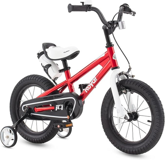 RoyalBaby Kids Bike EZ Freestyle Training Free Balance to Pedal Easy Learning Bicycle, 12-18 Inch for Toddlers to Big Kids