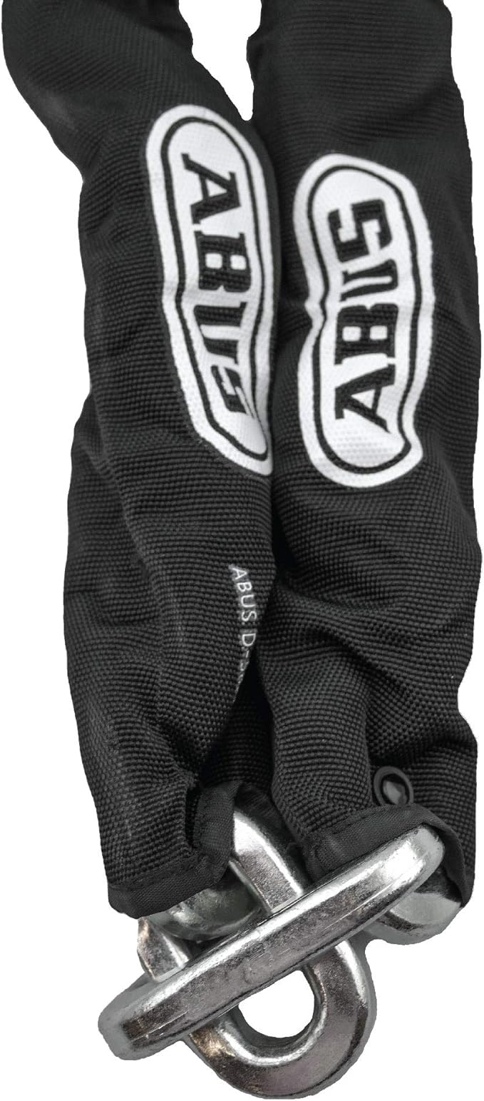 ABUS Hardened Steel 12KS 6 Foot x 1/2" Thick Square Security Chain for Bikes, Containers, Trailers, ATV's, Motorcycles and Personal/Industrial Property