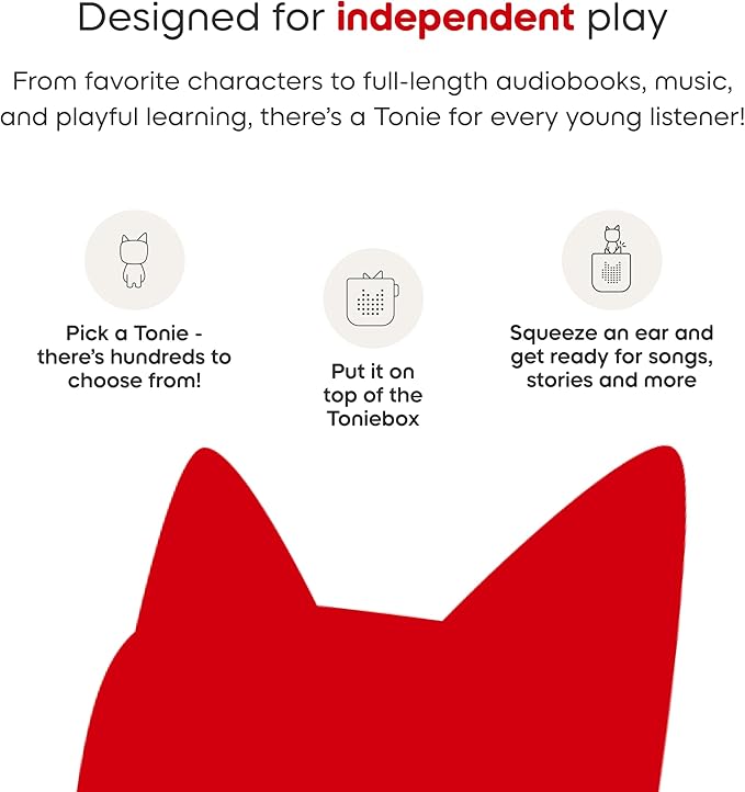 Toniebox 2 My First Farm Bundle for Kids 1+ with Soft and Squeezable Cow, Horse, and Pig - Cloud Pink