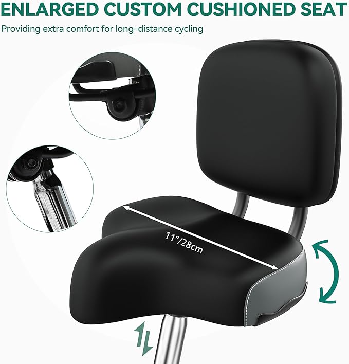 YITAHOME 24 & 26 Inch Adult Tricycle, 1 & 7 Speed 3 Wheel Bikes, Large Seat with Backrest Trike for Adults with Front & Rear Baskets, Cruiser Bike for Seniors Women Men Commute Picnic Outdoor