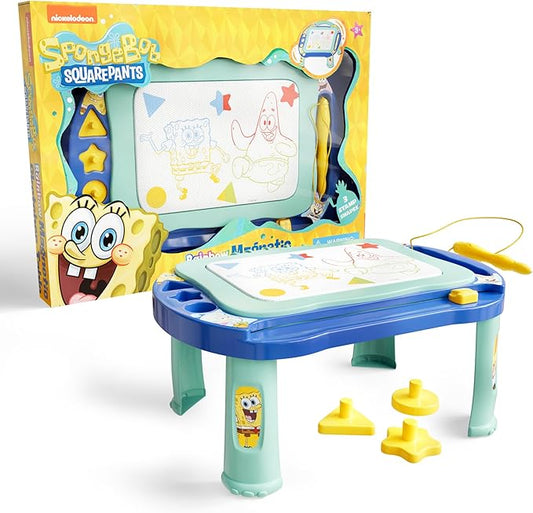 Lollipop Spongebob Magnetic Drawing Board - Endless Fun for Kids' Art - Large Drawing Surface, Easy Erasing, Mess-Free - Child-Friendly Design with Efficient Storage